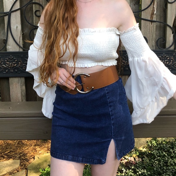 Vintage 70s Leather Belt